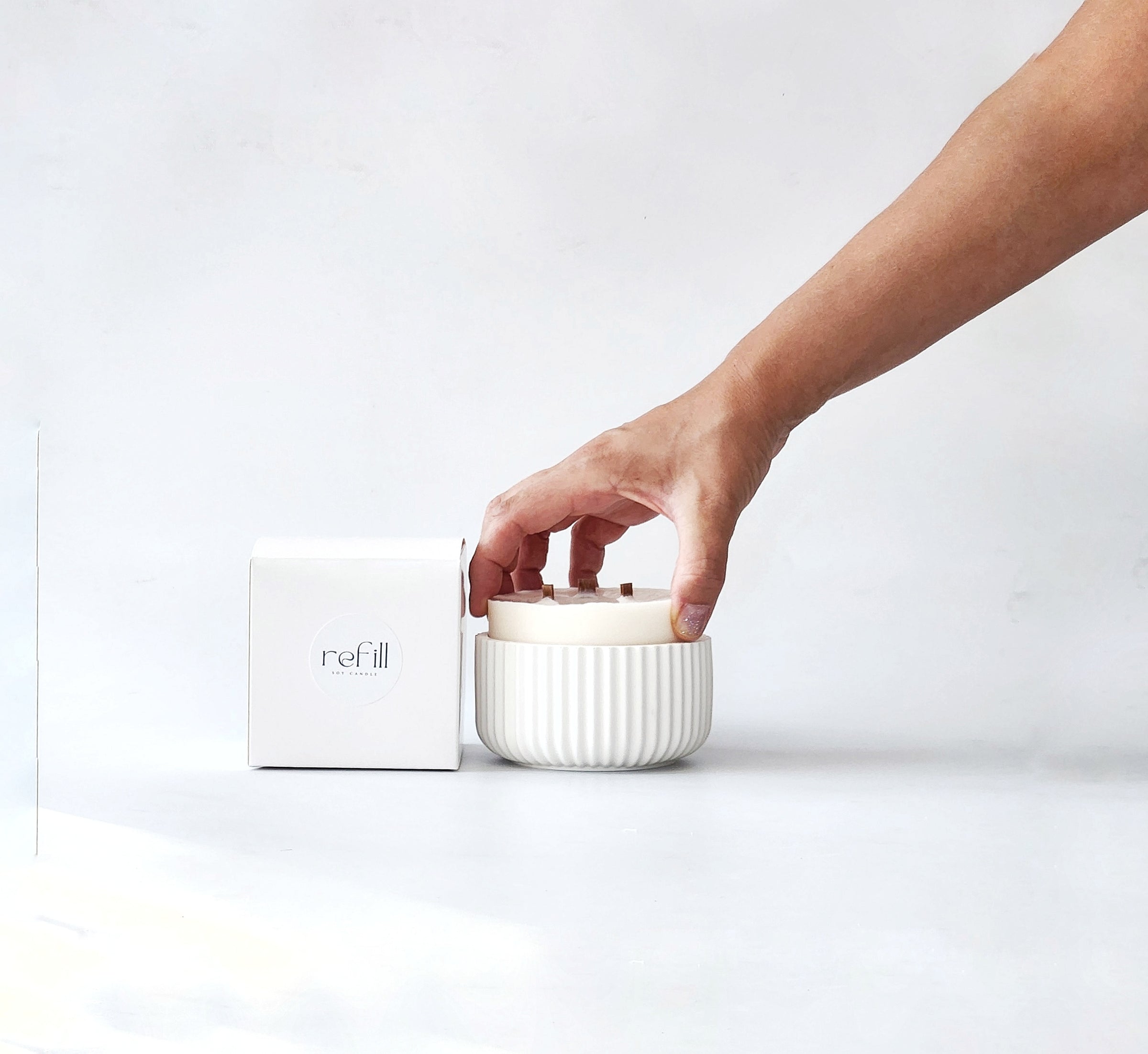 Scandinavian Refillable Candles