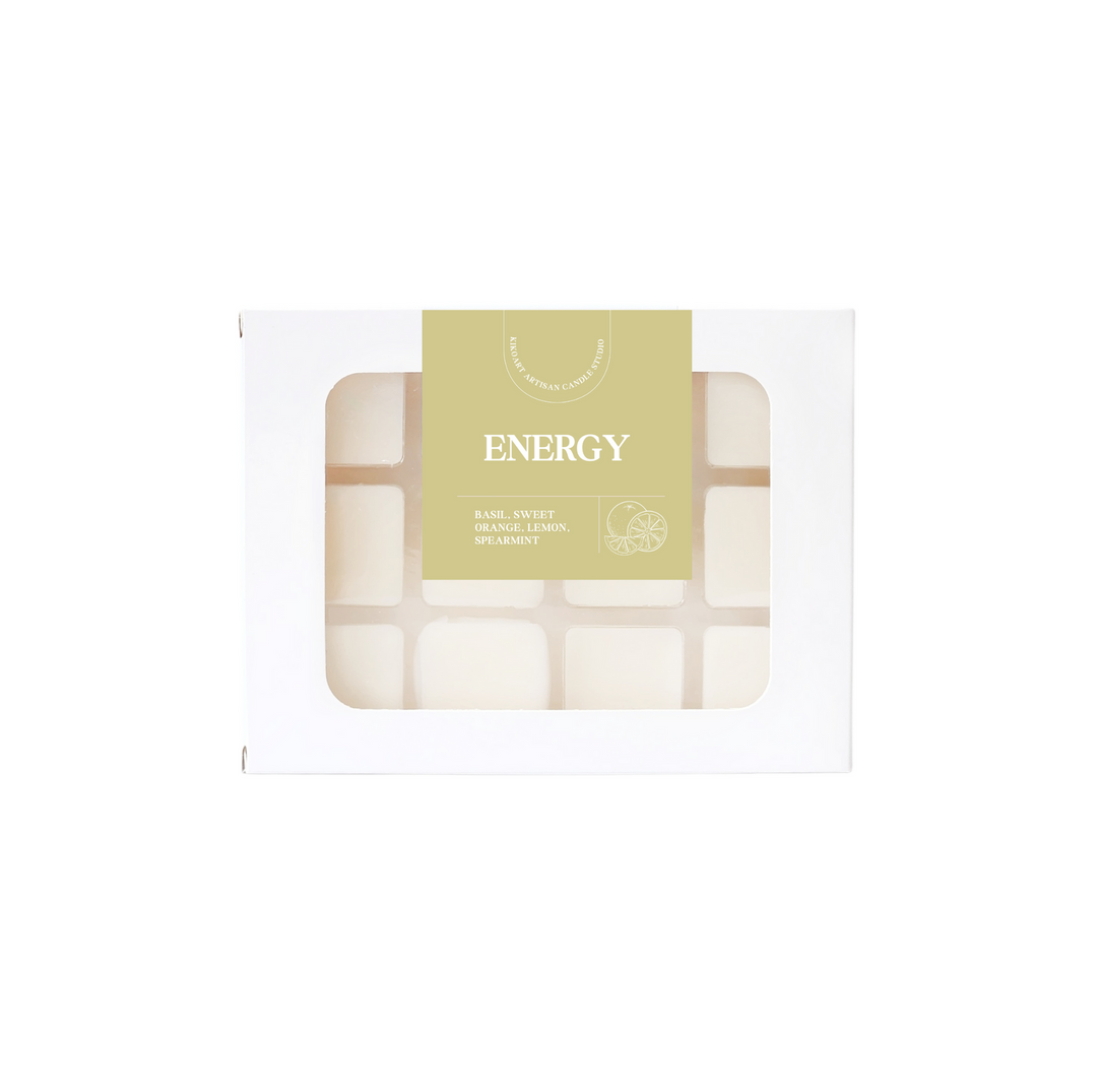 Essential Oils Wax melts 6/12 cubes ENERGY