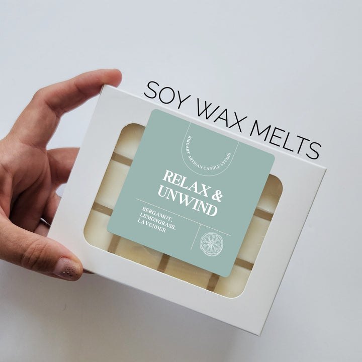 Essential Oils Wax melts 12 cubes RELAX & UNWIND