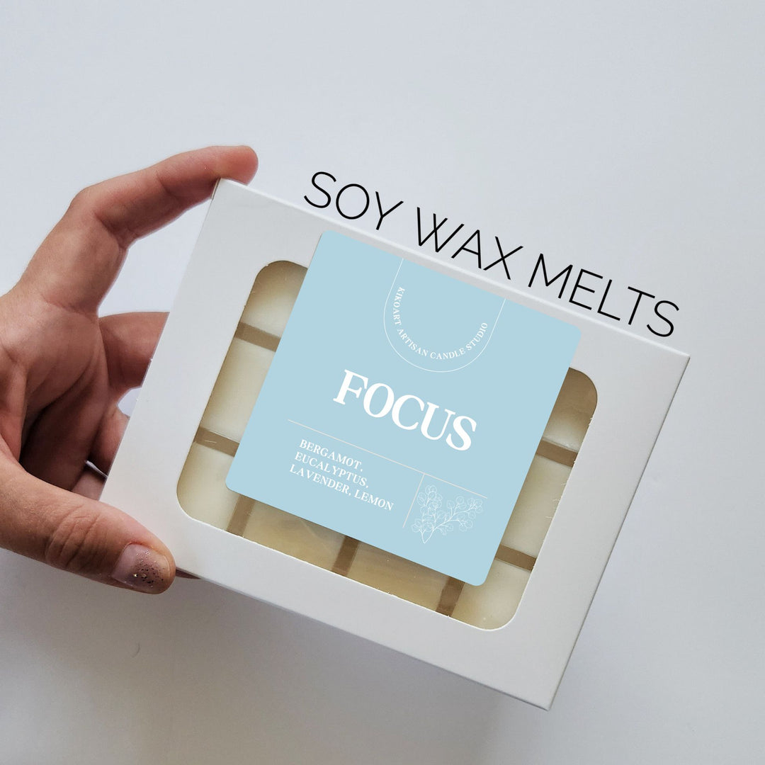 Essential Oils Wax melts 12 cubes FOCUS
