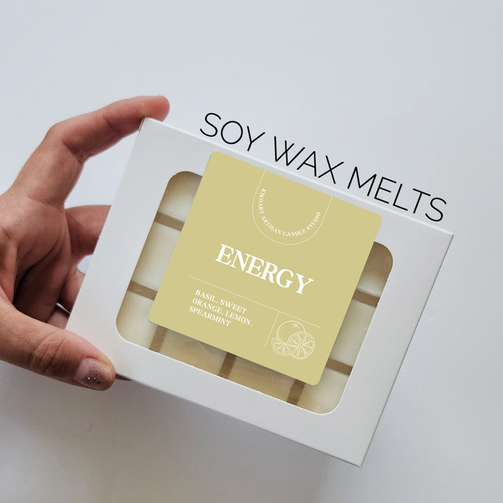 Essential Oils Wax melts 12 cubes ENERGY