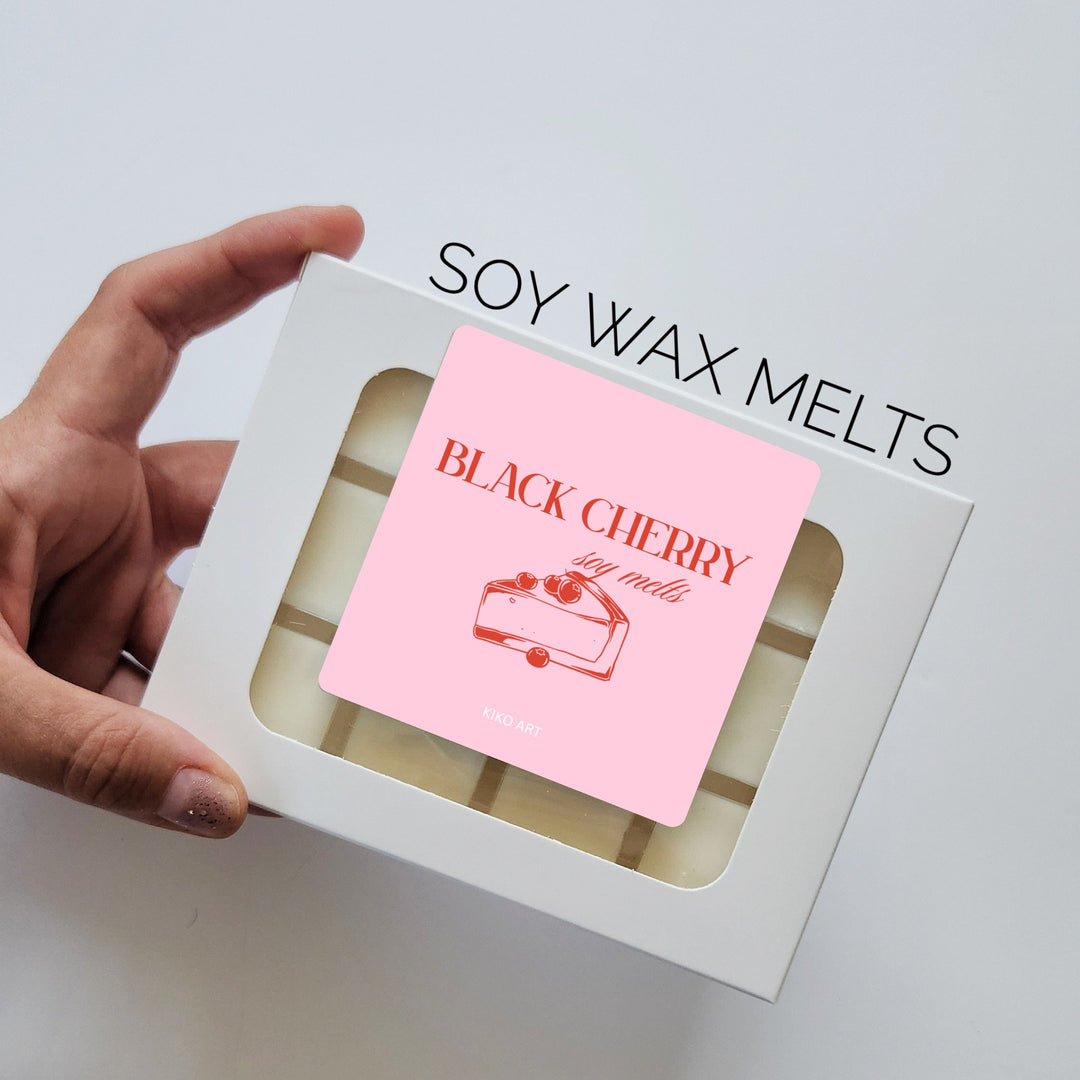 Wax melts 6/12 cubes BLACK CHERRY
