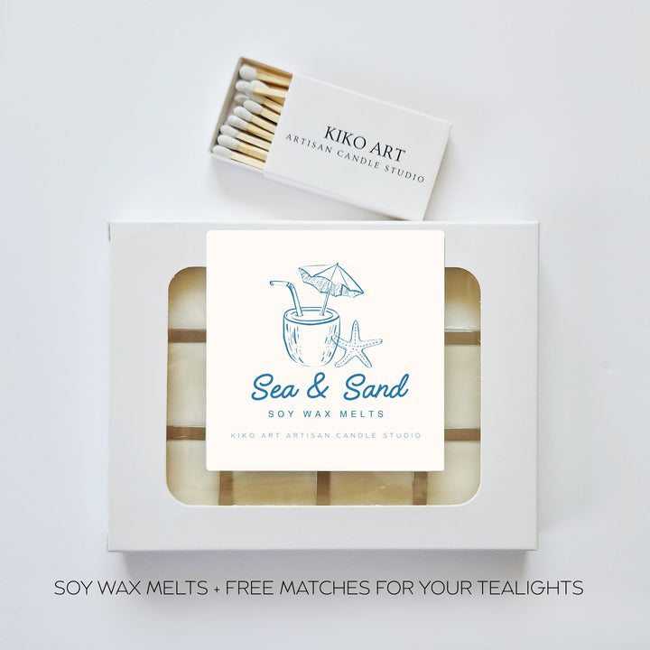 Wax melts 6/12 cubes SEA & SAND