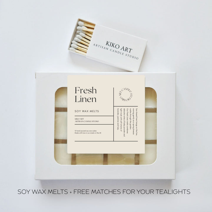 Wax melts 6/12 cubes FRESH LINEN