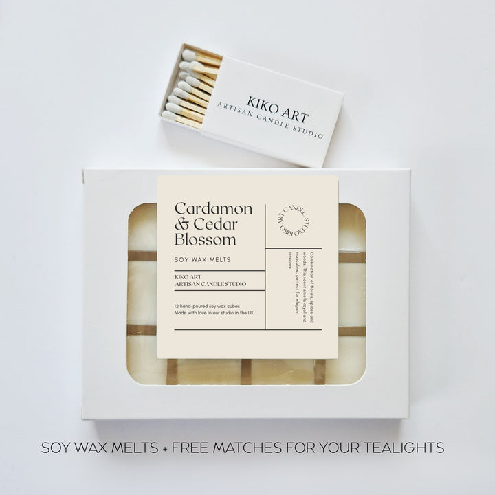 Wax melts 6/12 cubes CARDAMON & CEDAR BLOSSOM
