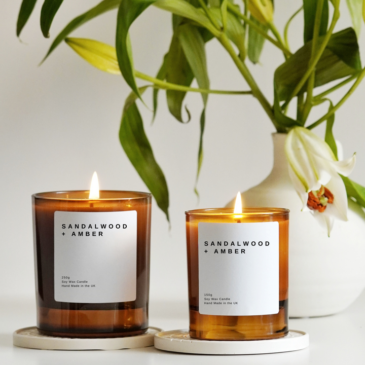 Sandalwood Amber Candle | 150g & 250g