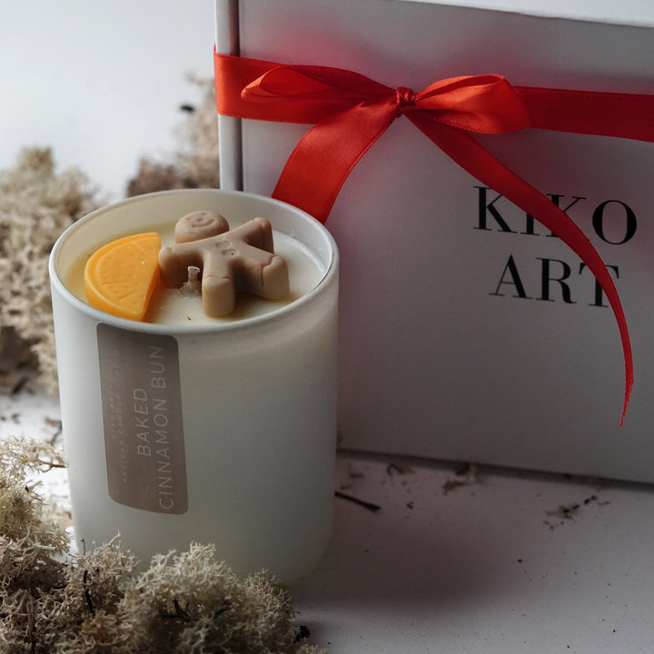 Christmas Candle Gingerbread Man - Personalized Christmas Gift