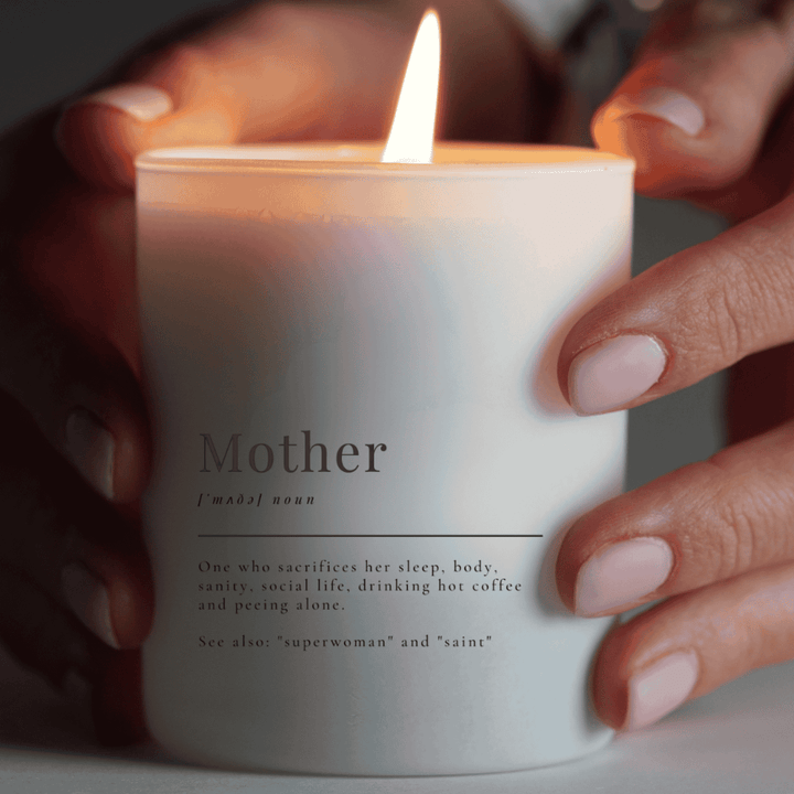 Mother’s Day Candle – Engraved Personalised Gift