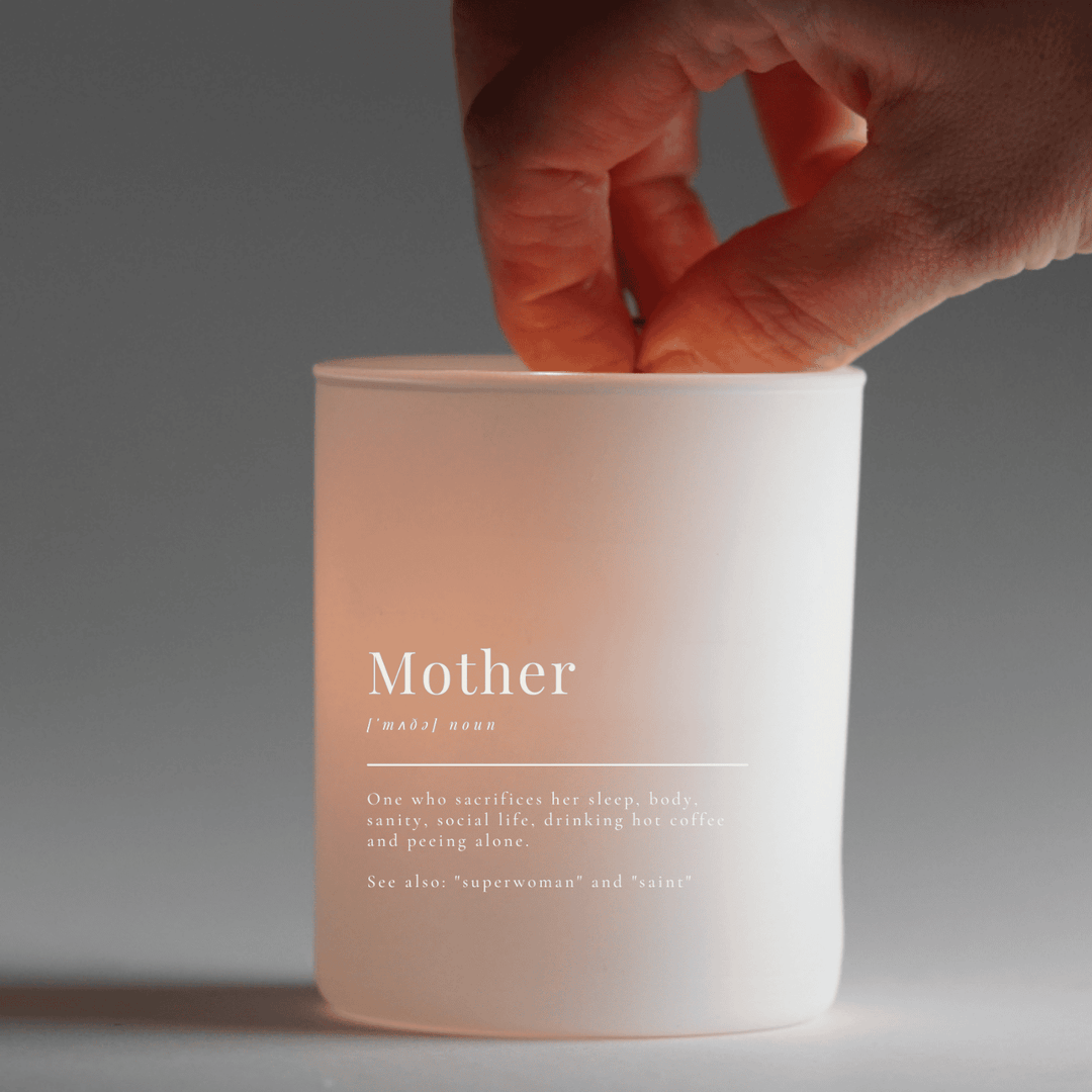 Mother’s Day Candle – Engraved Personalised Gift