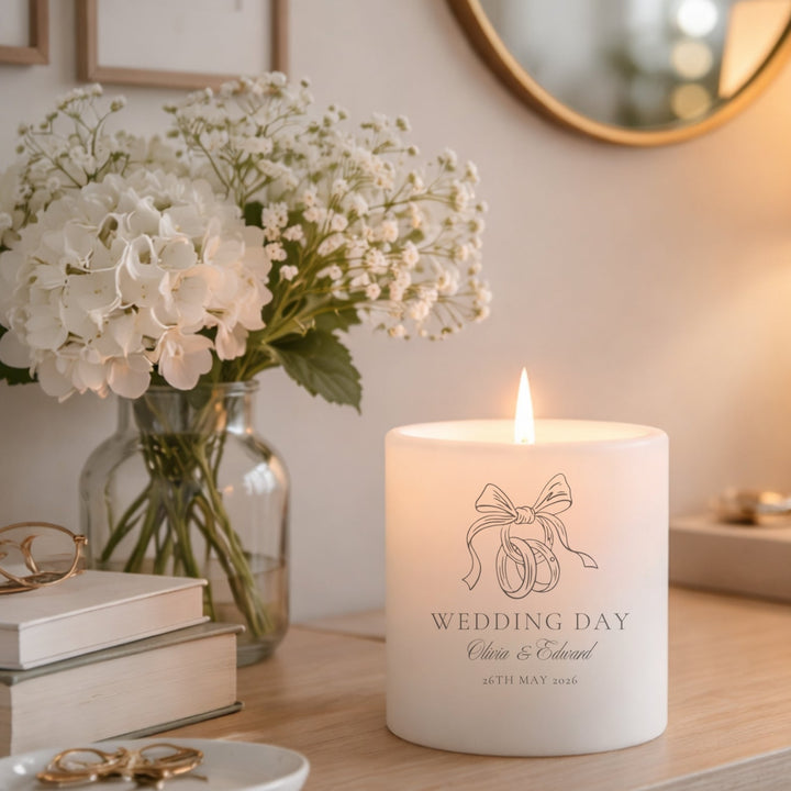 Wedding Candle Gift for Couple