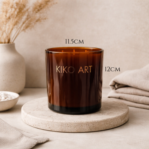 Large Luxury Amber Candle (720g) | Hand-Poured Soy Candle | Statement Candle | Premium Home Fragrance