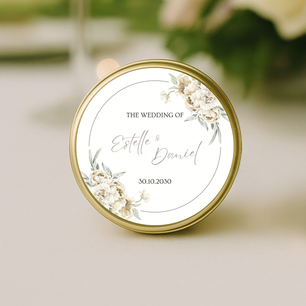 wedding-candle-closeup-vintage bloom-label