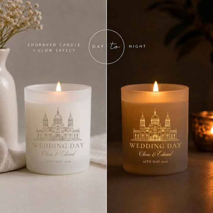 Candle glow day-to-night effect
