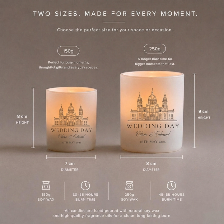 Two sizes comparison