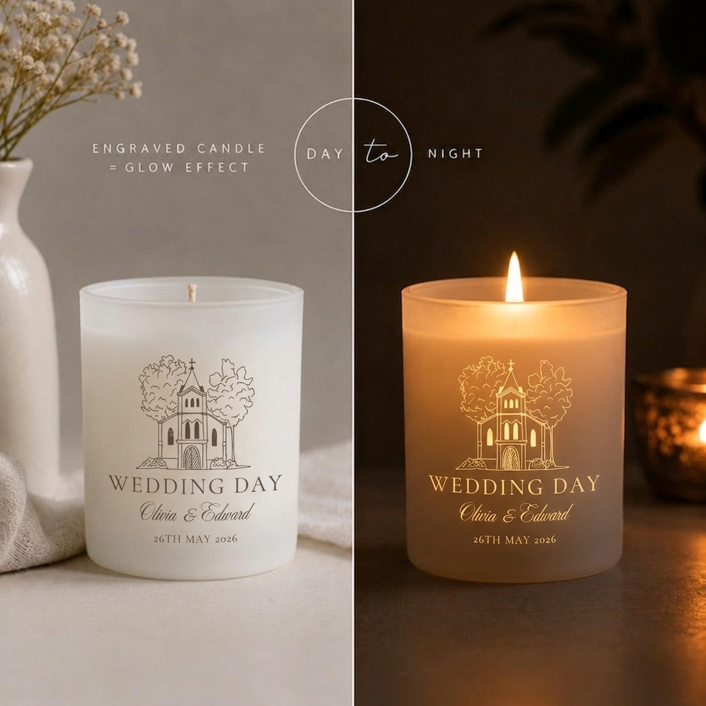 Candle glow day-to-night effect