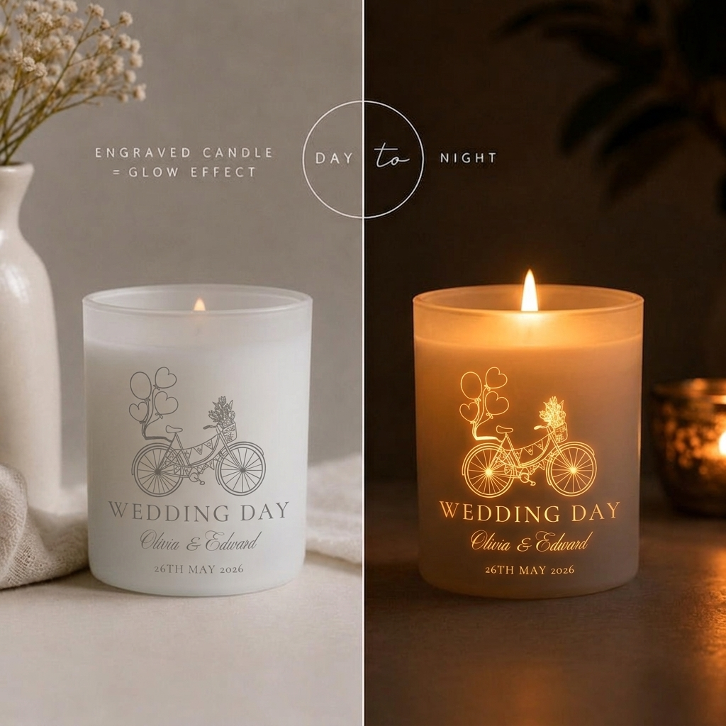 Candle glow day-to-night effect