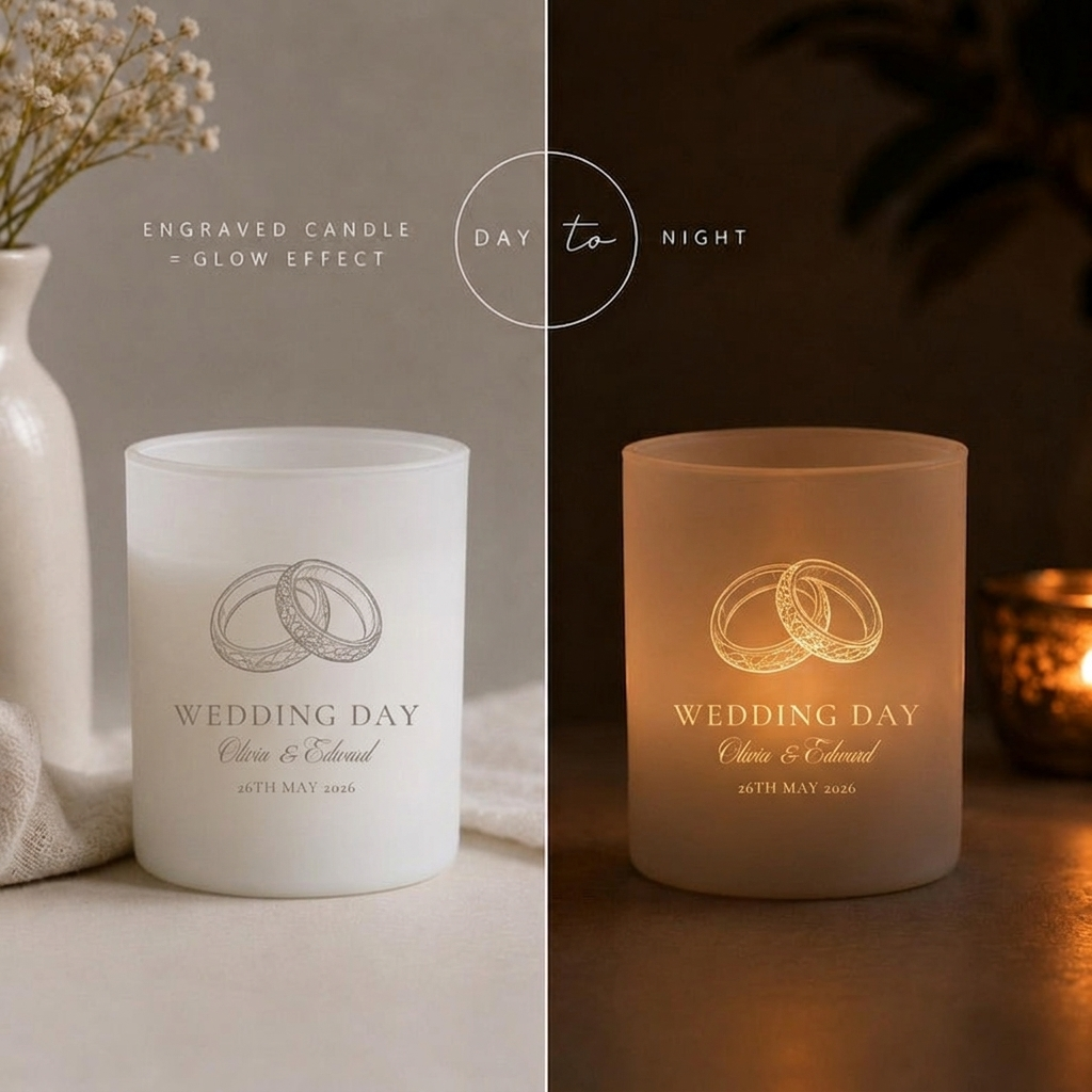 Candle glow day-to-night effect