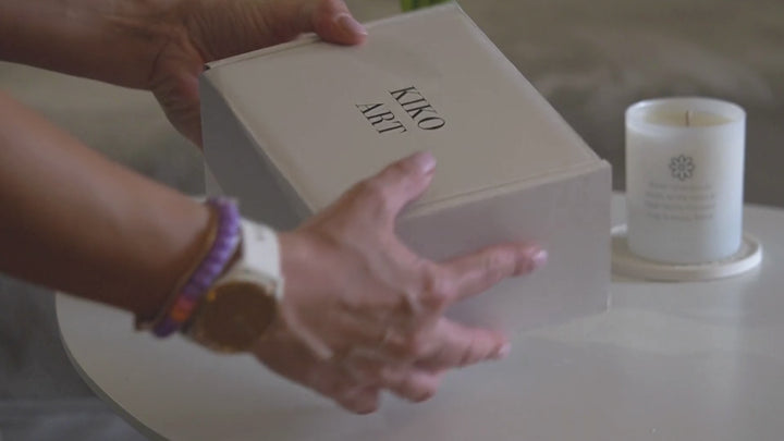 Engraved candle video
